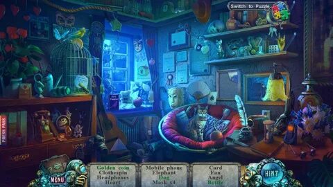 Игра поиск предметов в комнате