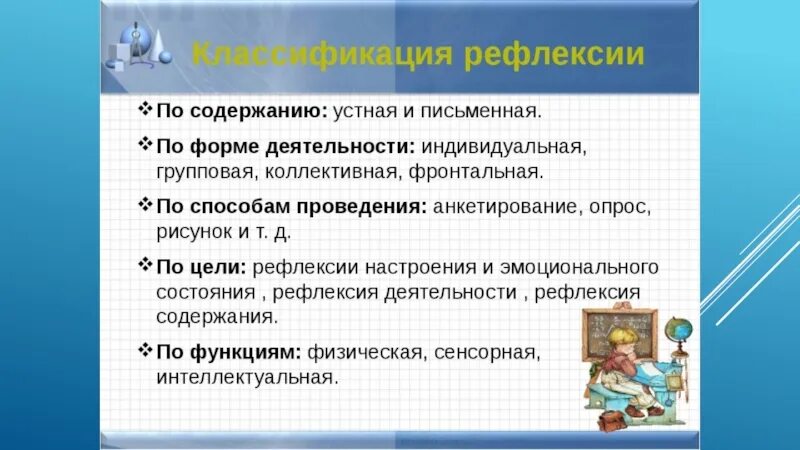 Методы и приемы рефлексии. Способы организации рефлек ИИ. Рефлексивный этап урока. Методы проведения рефлексии. Приемы рефлексии деятельности.