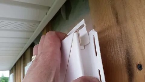 Как крепить планки сайдинга шоп