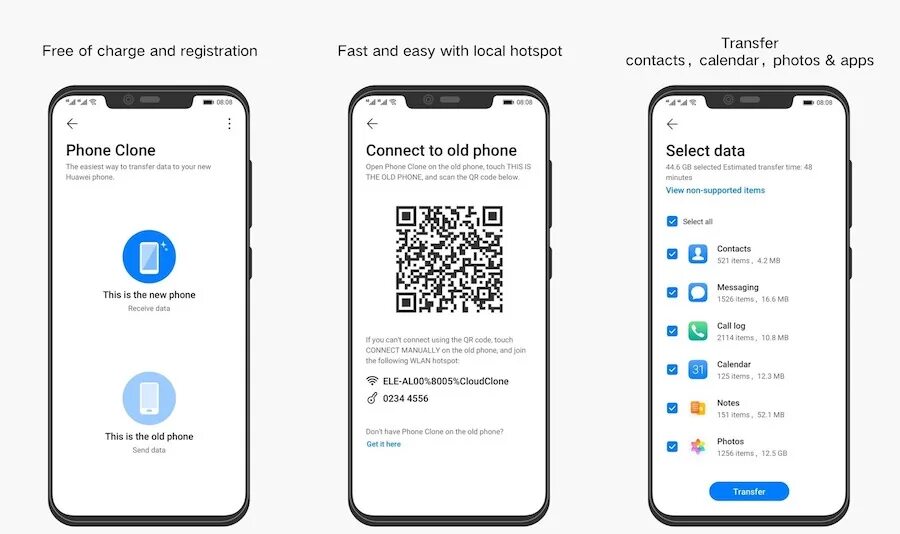 Перенос данных с телефона huawei. Phone clone как перенести данные. phone clone из андроида на хонор. перенос данных ватсап на хонор 8х. что такое phone clone на хонор.
