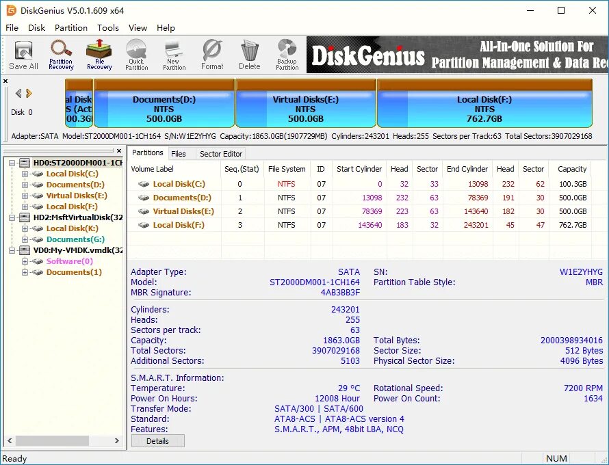 Disk partition. Diskgenius. partition hdd. disk genius.