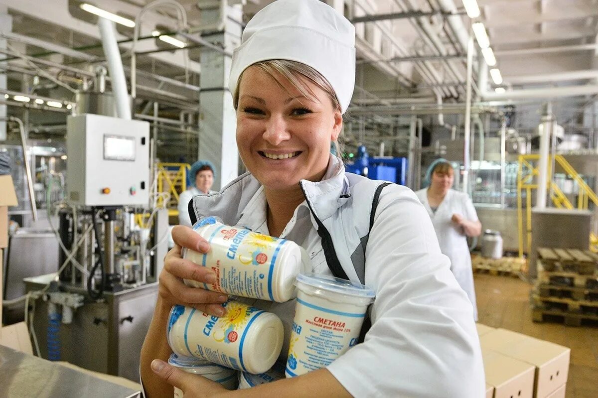 Работа молочная продукция