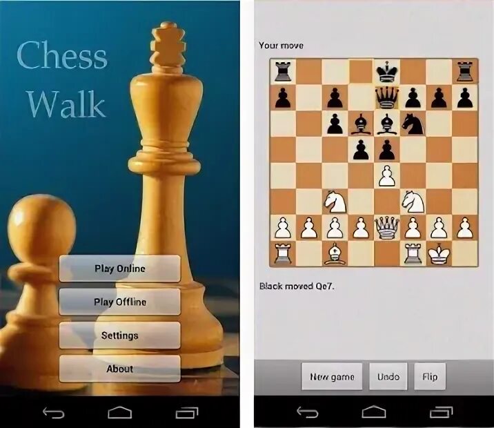 Chess walk. Chess walk