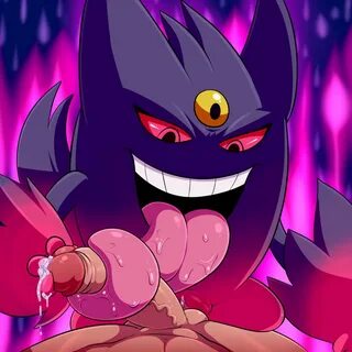 lonbluewolf, gengar, mega gengar, nintendo, pokemon xy, 2017, 1boy, 1girls,...