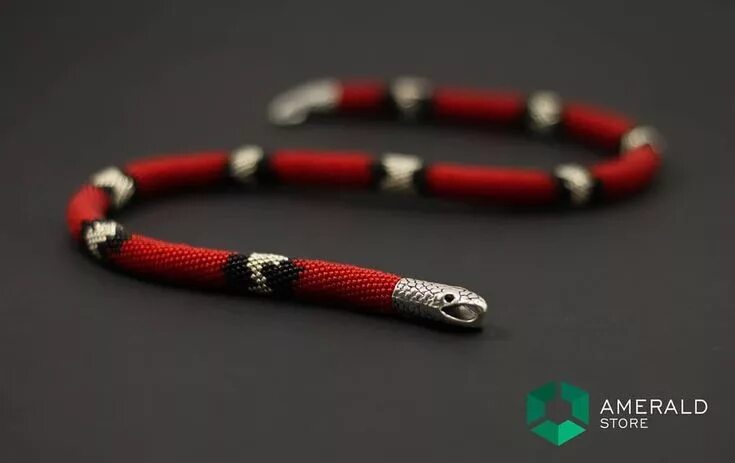 Жгут из бисера змея фото Жгут-трансформер "Золотая змейка" Beaded necklace, Beaded, Jewelry