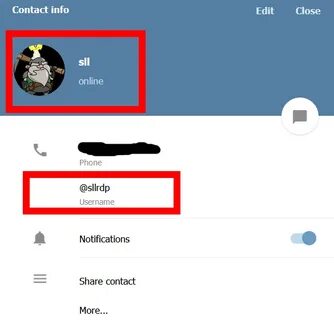 Fake telegram