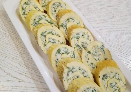 Яичные рулетики с начинкой рецепт
