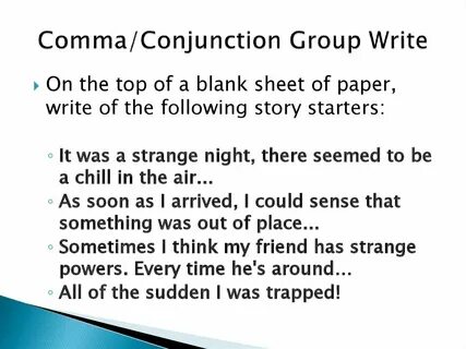 Groups write