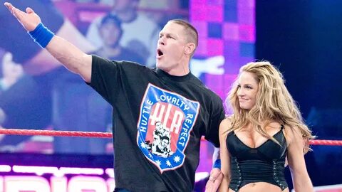 John Cena reveals a surprise teammate: Trish Stratus! 