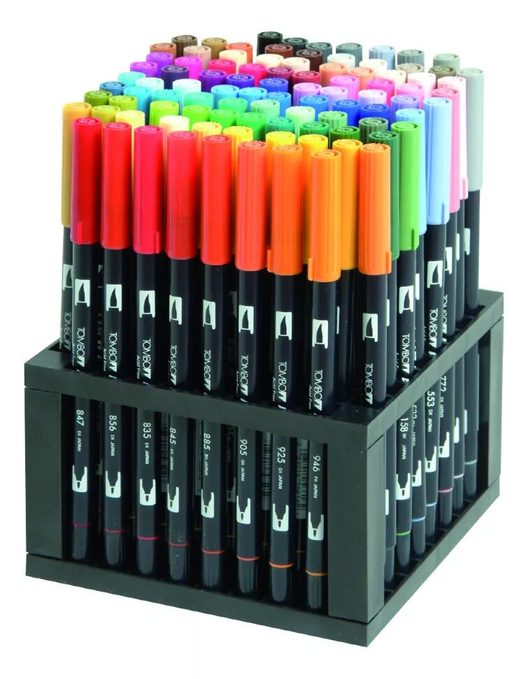 Tombow ABT маркеры. Tombow Dual Brush Pen. Брашпены Tombow. Брашпен (Tombow ABT Dual Brush) 772 чëрный. Маркеры много