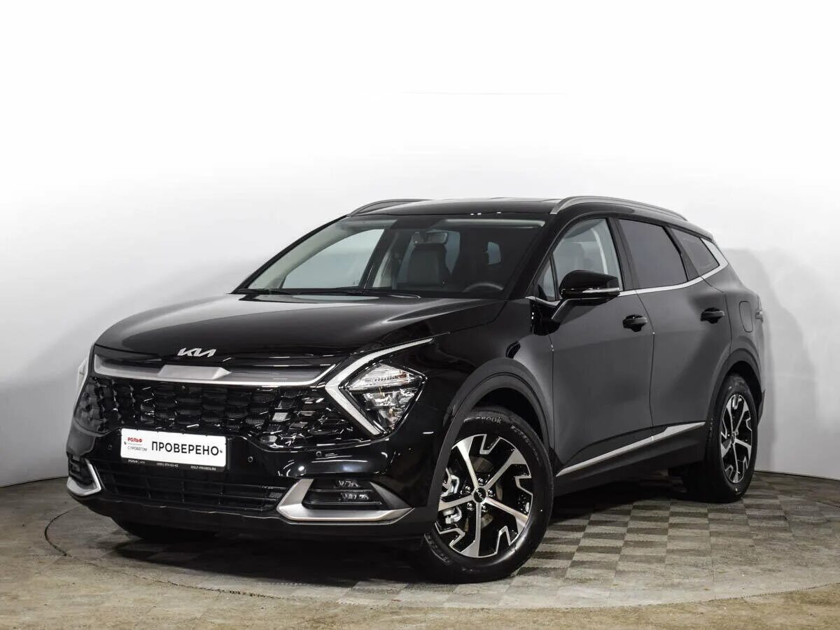 Купить б/у Kia Sportage V 2.5 AT (190 л.с.) 4WD бензин автомат в Москве: серый К