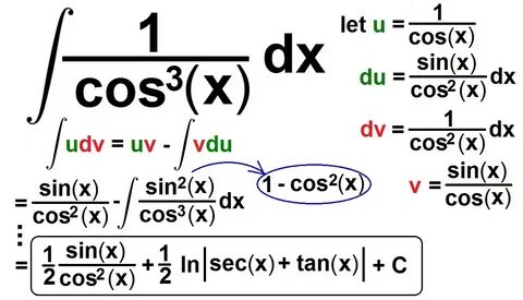 Интеграл 1 cos 3 x