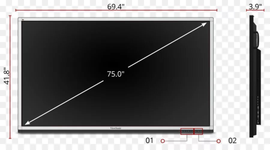 Диагональ экрана соотношение. Телевизор Samsung 75 дюймов Размеры. Телевизор самсунг 70 дюймов габариты. Плазма Samsung 75 дюймов. Габариты телевизора самсунг 75 дюймов.