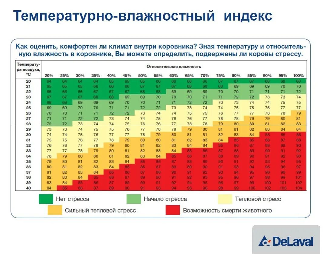 Температура сейма. Влажность в коровнике. температура и влажность в коровнике. индекс теплового стресса крс. таблица теплового стресса у крс.