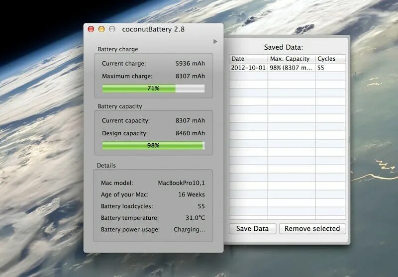 Коконат Бэттери. Coconut Battery Mac os. Приложение Coconut Battery.