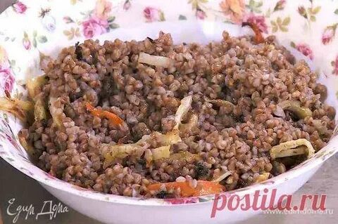 Гречка с запеченными овощами