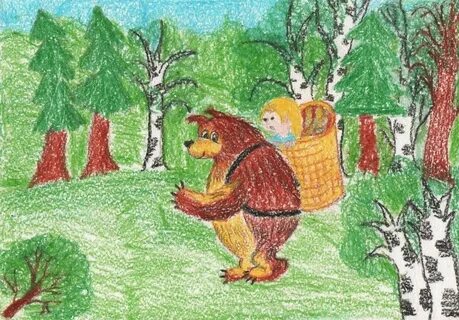 Детские рисунки к сказкам 3 класс