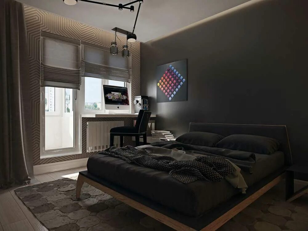 красивая спальня в темных тонах Elegant bedroom, Elegant bedroom design, Luxury 