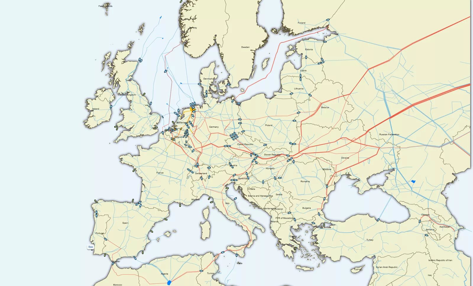 Газ зарубежной европы