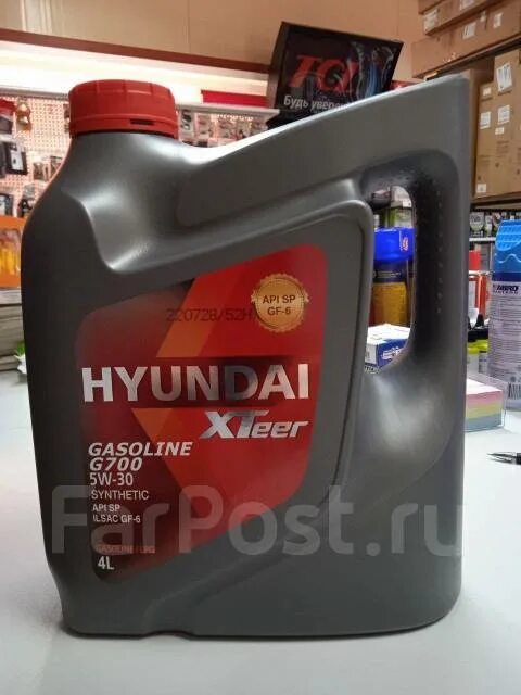 Hyundai XTEER gasoline g700 5w30 SP. Hyundai XTEER gasoline g700 6л. Hyundai XTEER gasoline g700 5w30 SP, 3,5 Л, моторное масло синтетическое.