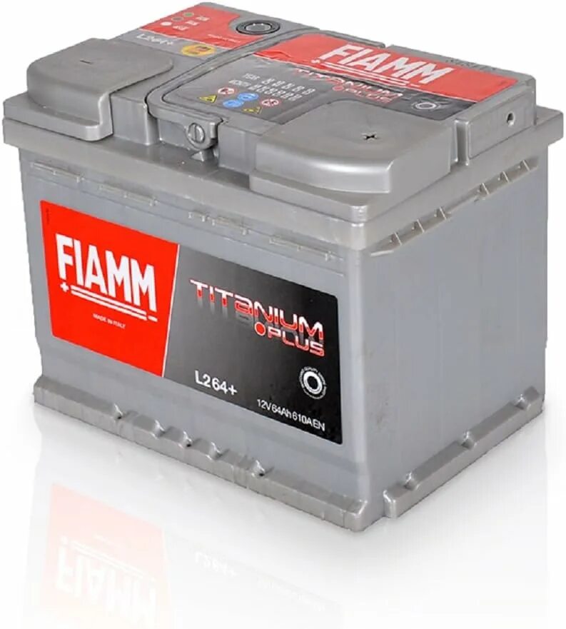 Автомобильный аккумулятор Fiam. FIAMM Titanium Plus. Фиам л 2 64п аккумулятор. FIAMM l264+.