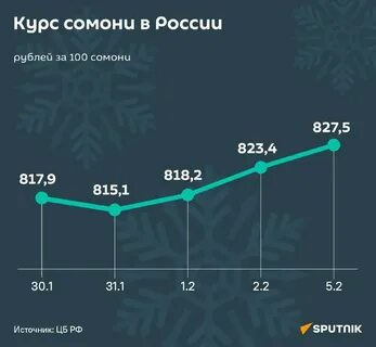 Прогноз курс сомони на неделю