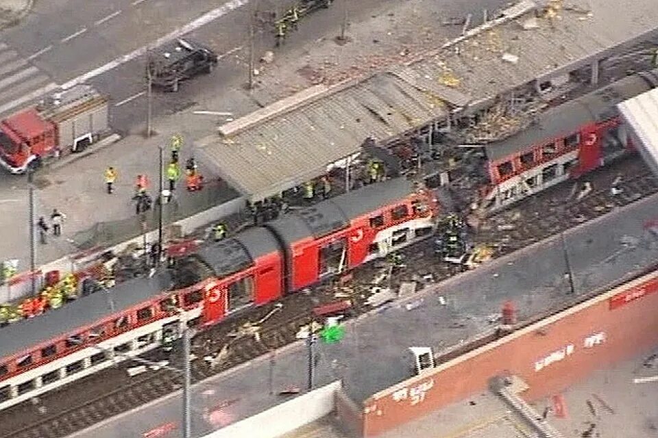 Крупные теракты в европе. Взрывы поездов в Мадриде 2004.