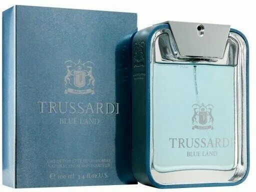 Вода труссарди отзывы. Труссарди Blue Land мужские. Духи Trussardi Blue Land. Trussardi Land Blue туалетная. Труссарди духи мужские 100мл Blue Land.