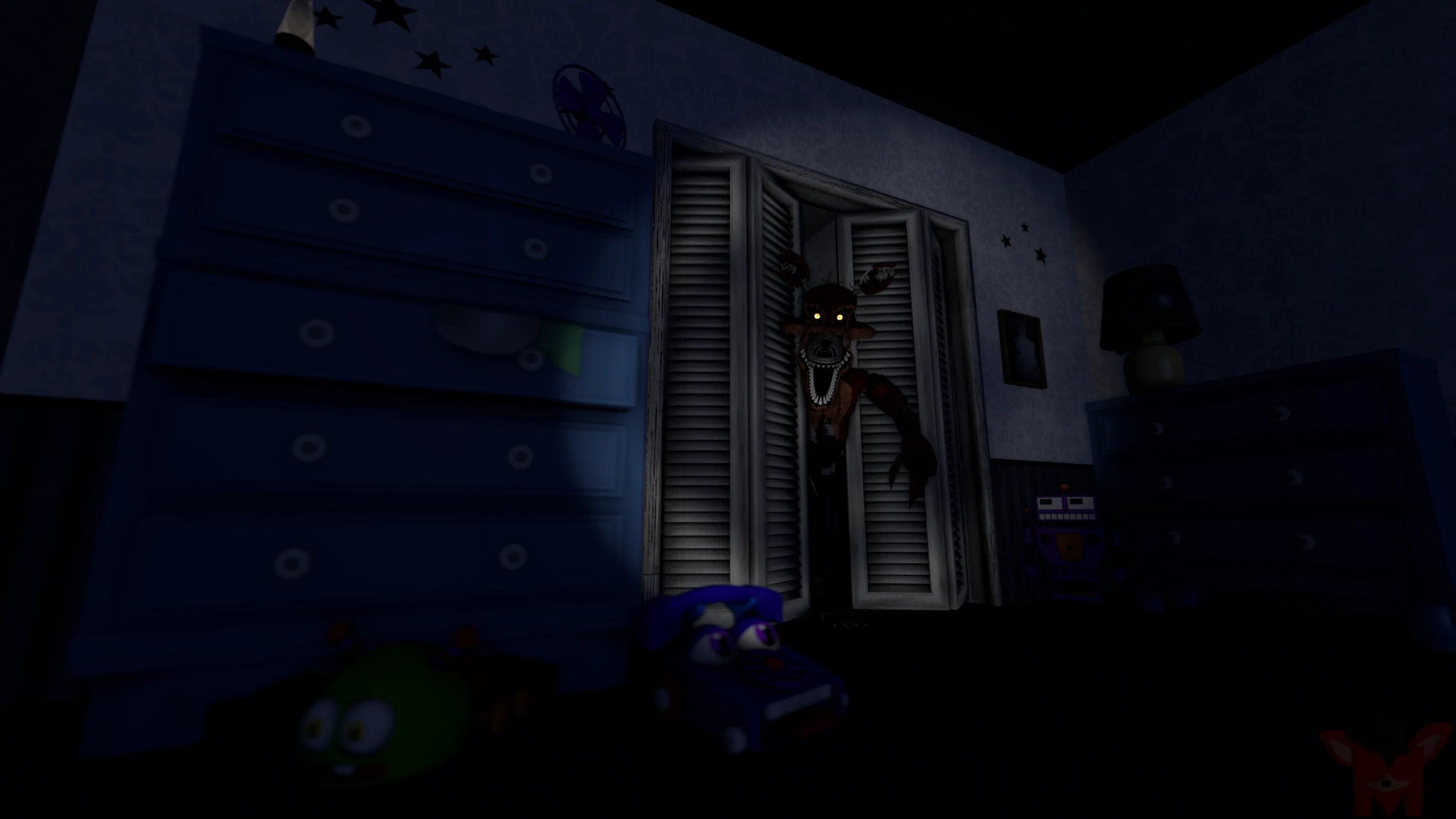 Как проходить игру фнаф 4. Фнаф 4 шкаф. five nights at freddy&#039;s 4 фокси в шкафу.