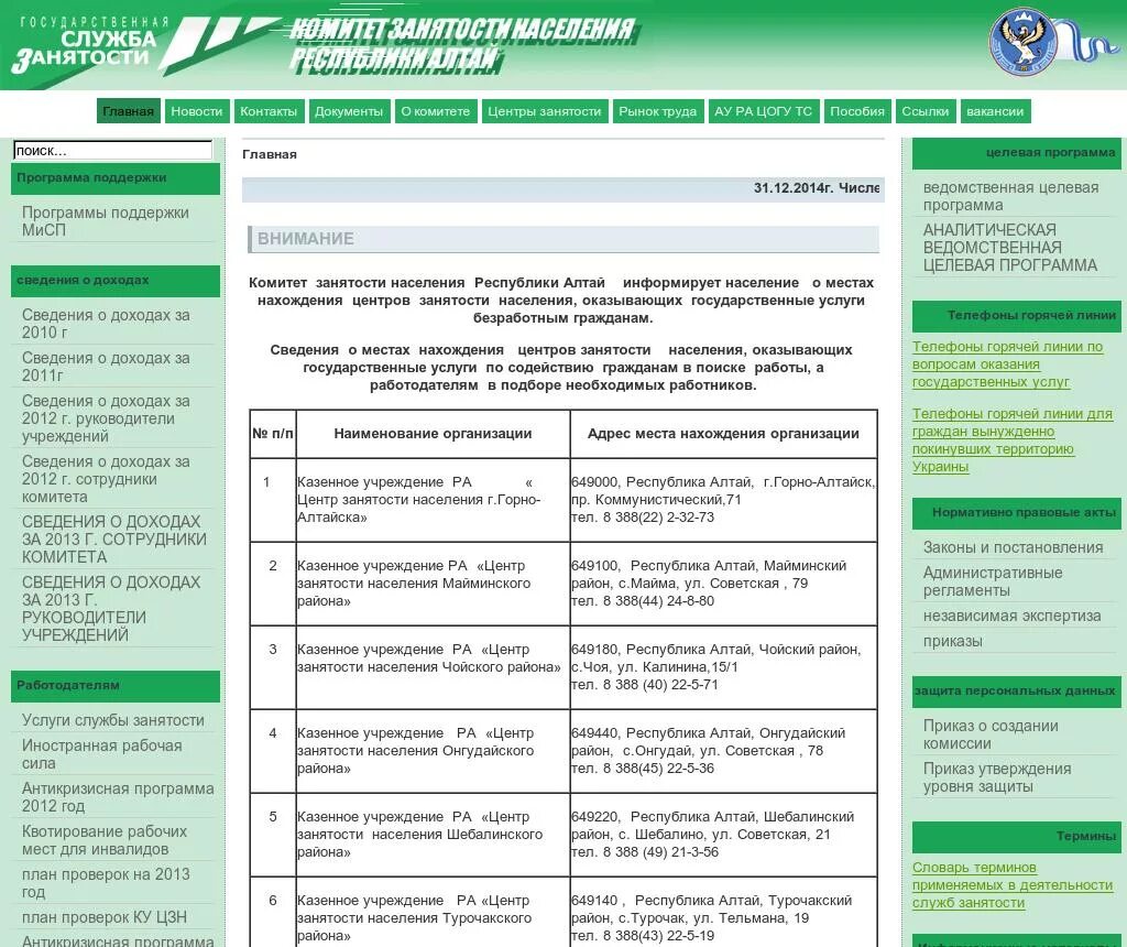 Работа от прямых работодателей горно алтайске свежие. Центр занятости населения Горно-Алтайск. Центр занятости Республика Алтай.