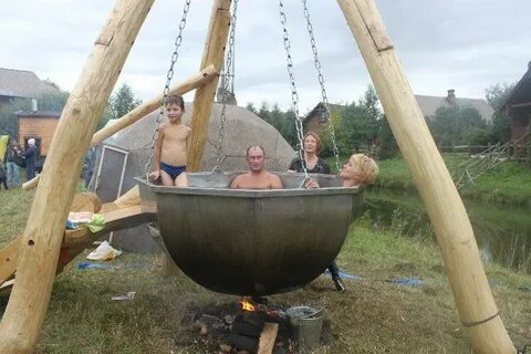 Банный чан с подогревом своими руками