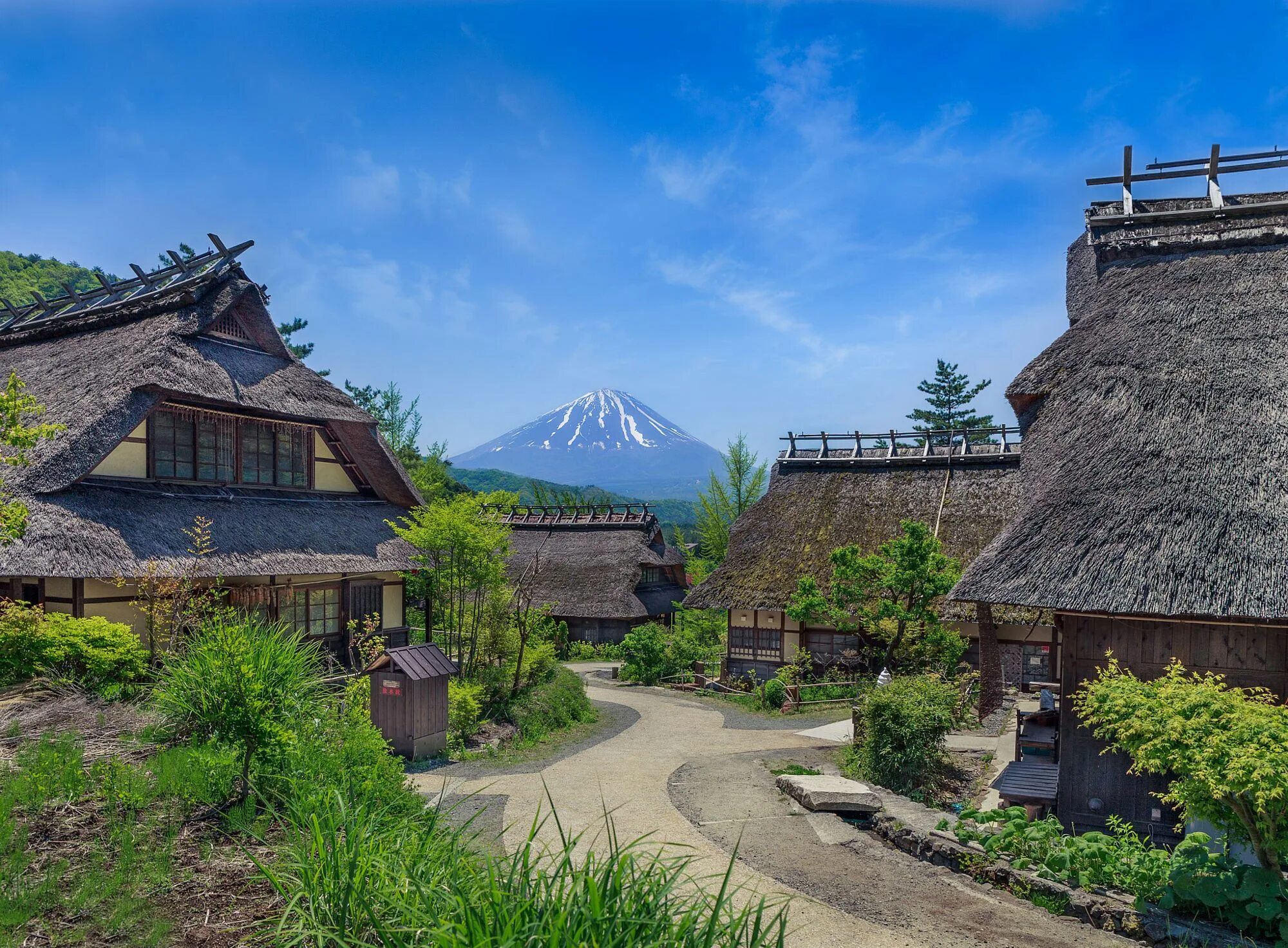 Japanese village. Аогавара деревня Япония. Фуджи Каге. Beautiful Japan Village.