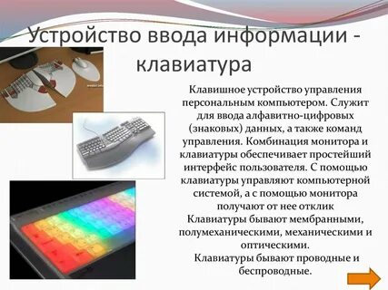 Устройства ввода тест