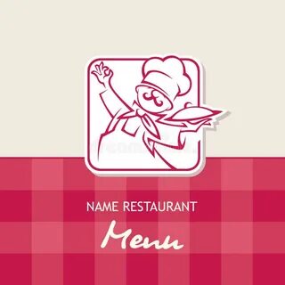 Chef hat menu design on a beige background, vector illustration 