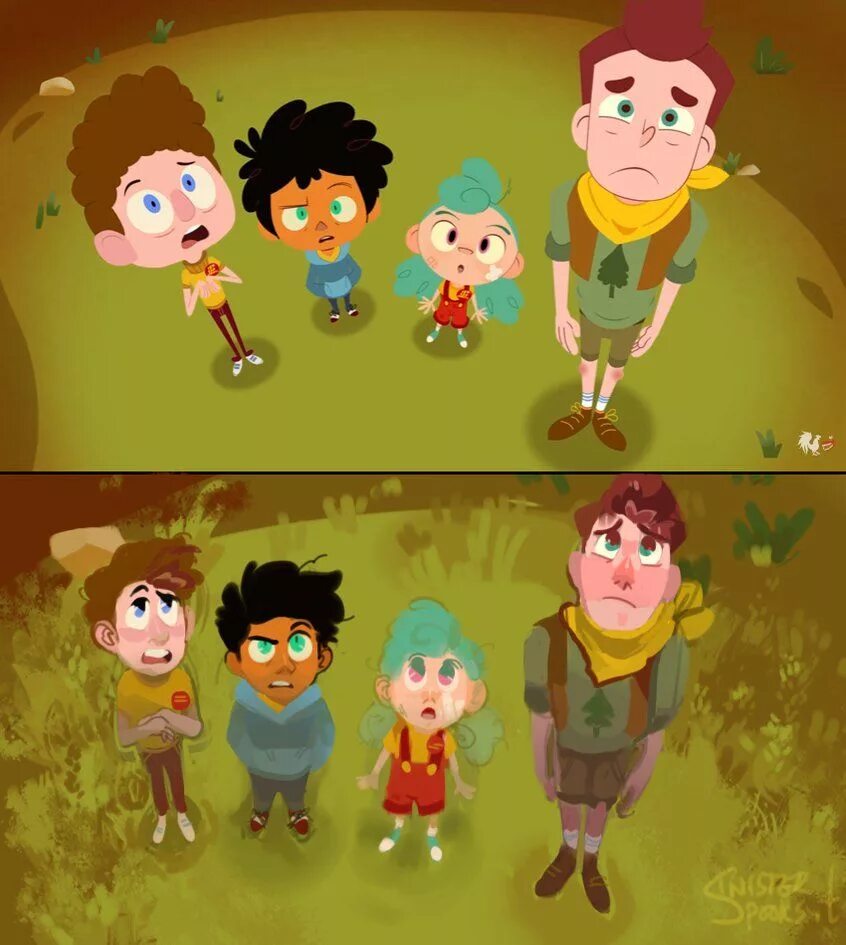 Camp camp яой. Кэмп Кэмп персонажи. Кэмп Кэмп лагерь. Дэвид лагерь лагерей. Rooster Teeth Camp Camp.