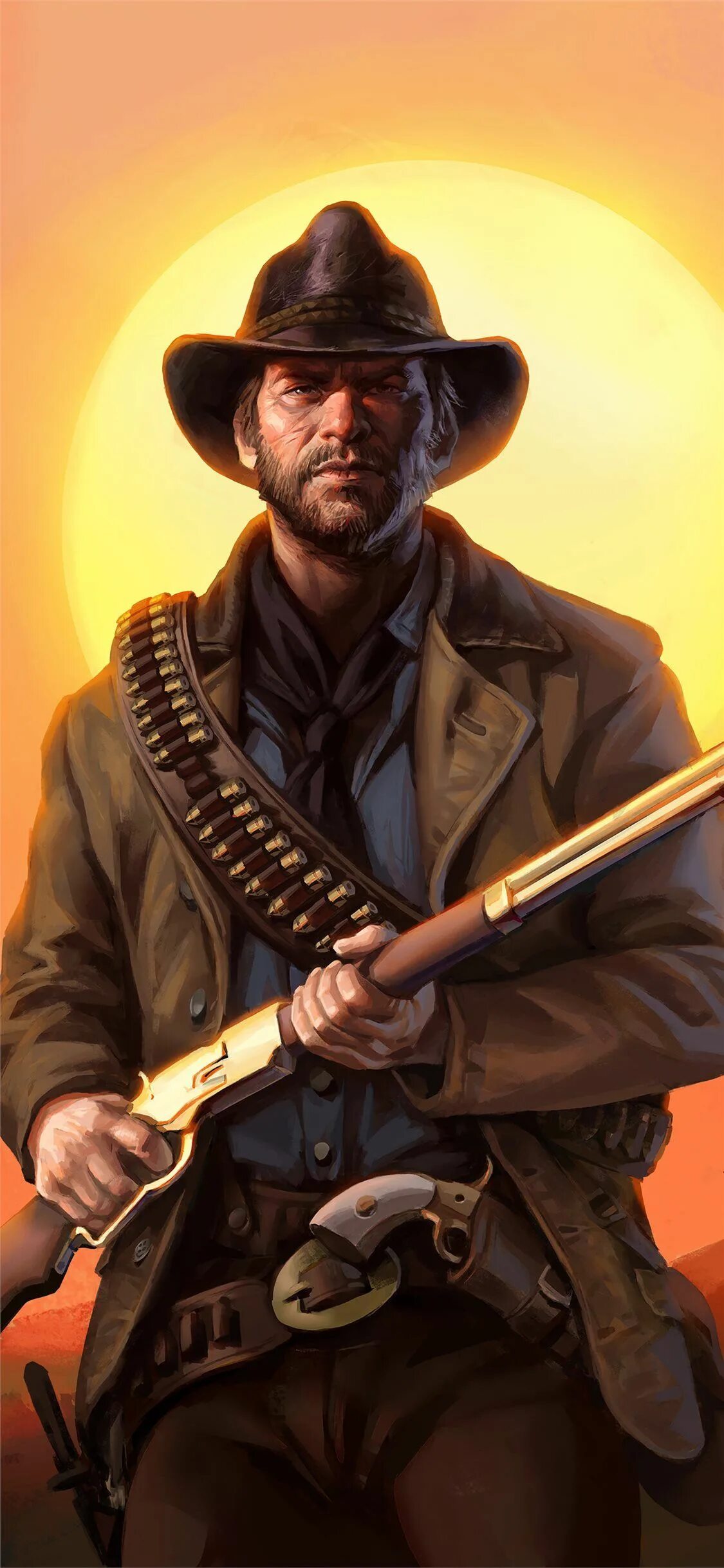 Red Dead Redemption II Морган. Обои на телефон ковбой