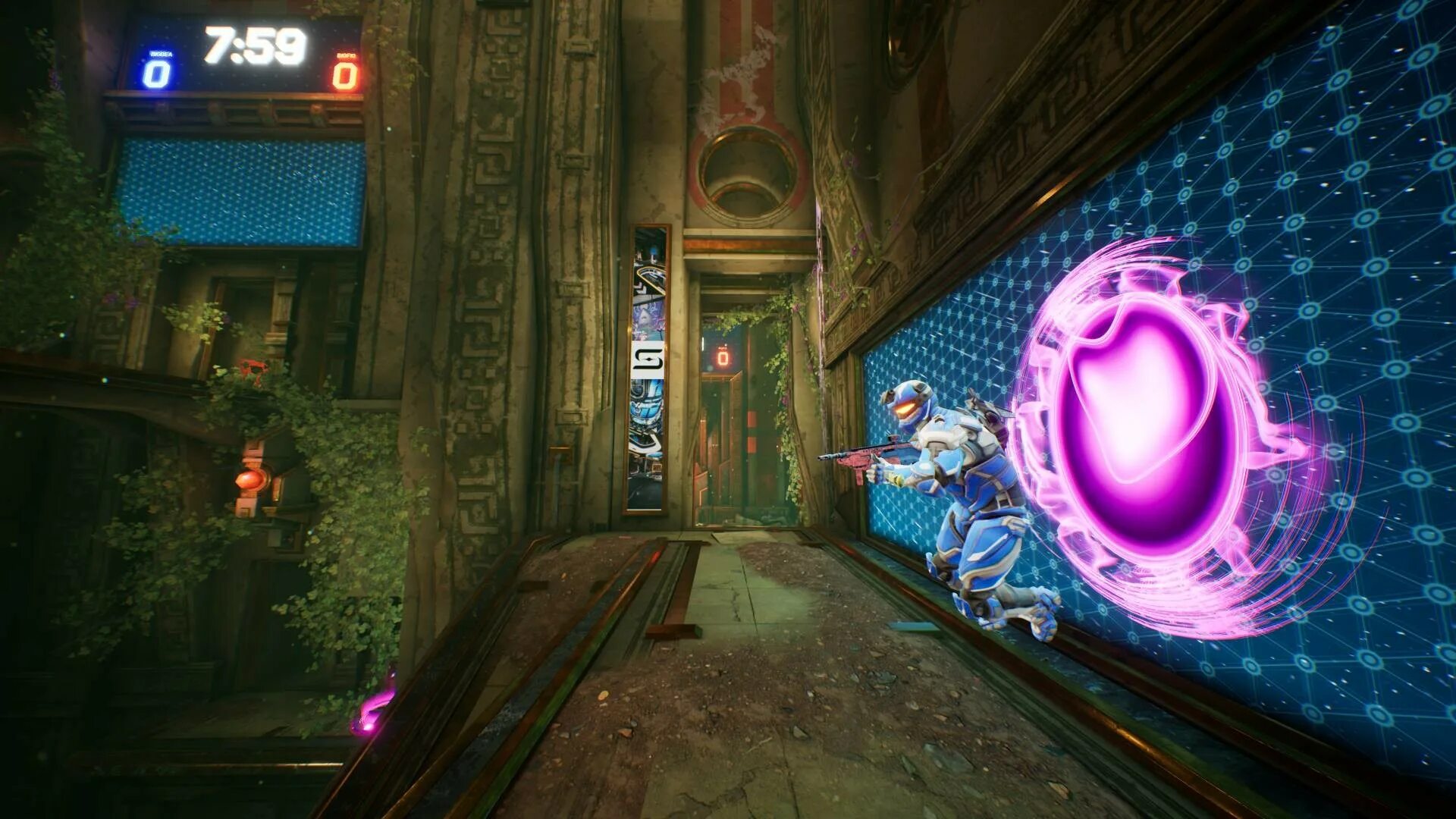 Сплит gate. Splitgate порталы. разработчики splitgate. splitgate xbox. розовый портал.