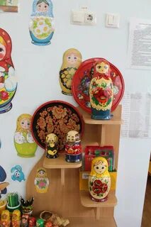 Мини музей в детском матрешка