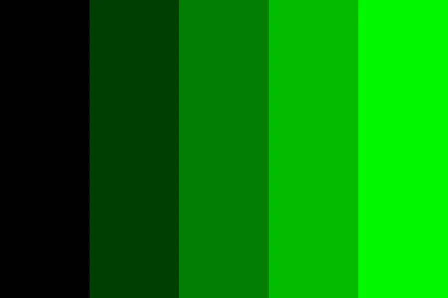 Color зеленый