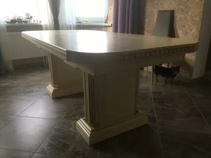 Стол обеденный раздвижной камень