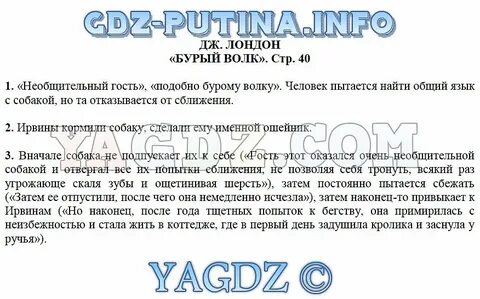 Бурый волк тест 3 класс с ответами