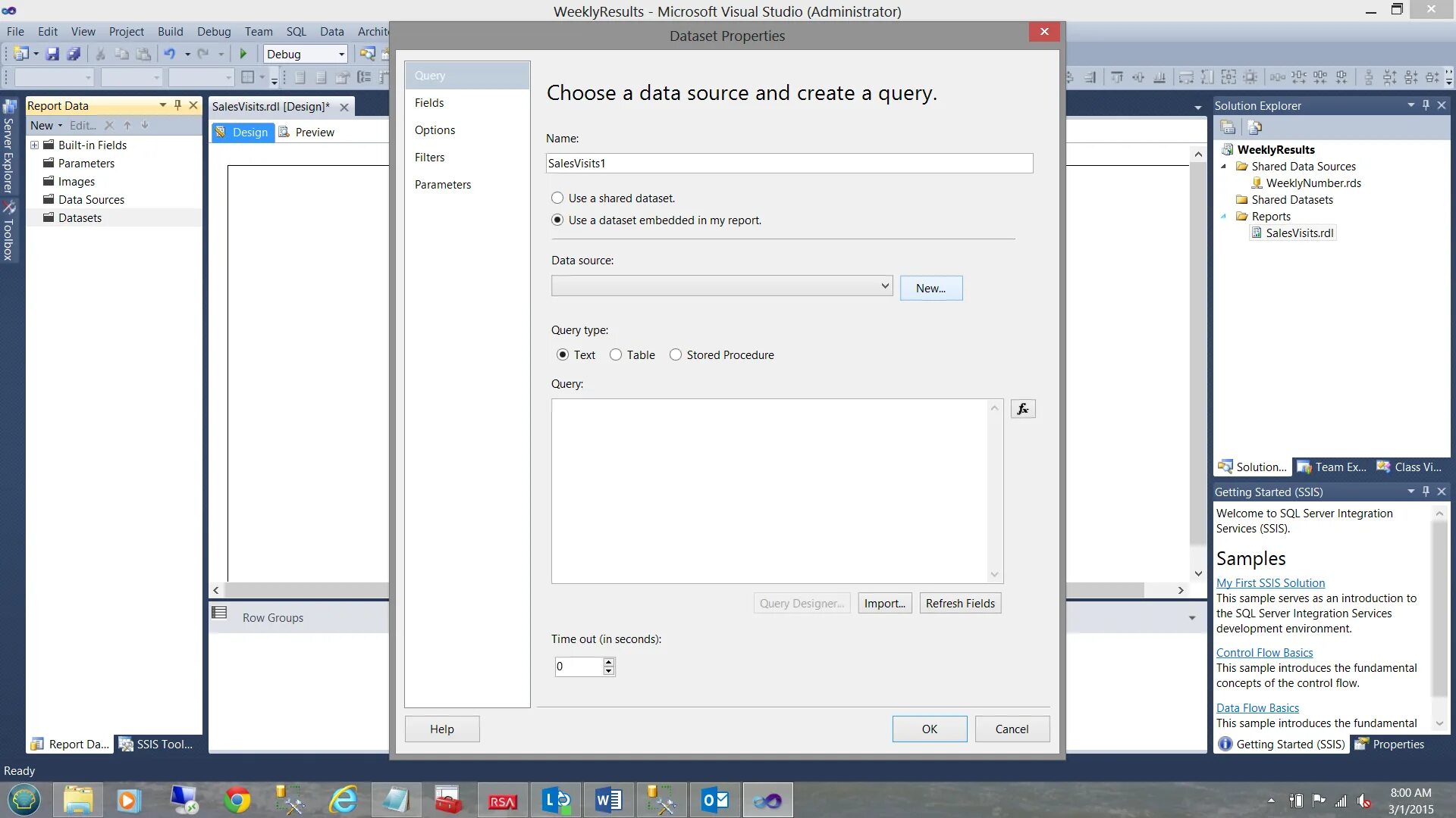 Set data connection. Ssrs матричный отчет. data connection visual studio. ms sql server query designer сумма. sql 2005 reporting services new data source.