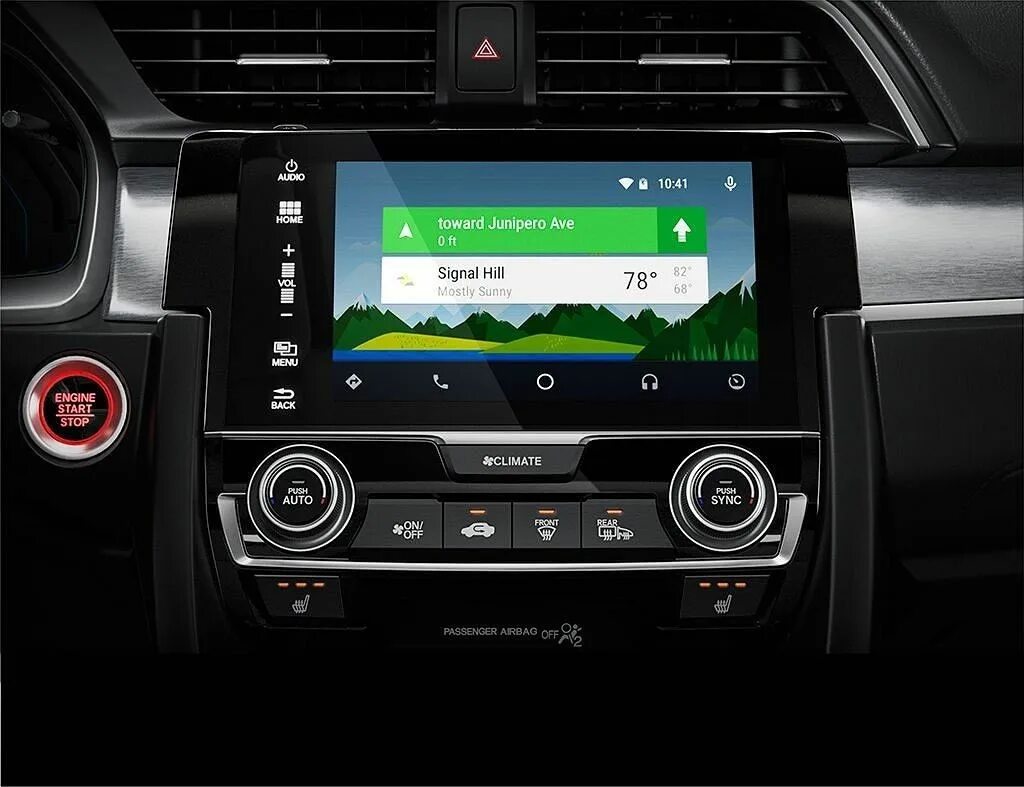 Radio android auto. Интерфейс андроид авто. цивик андроид. андроид хонда. android auto ui.