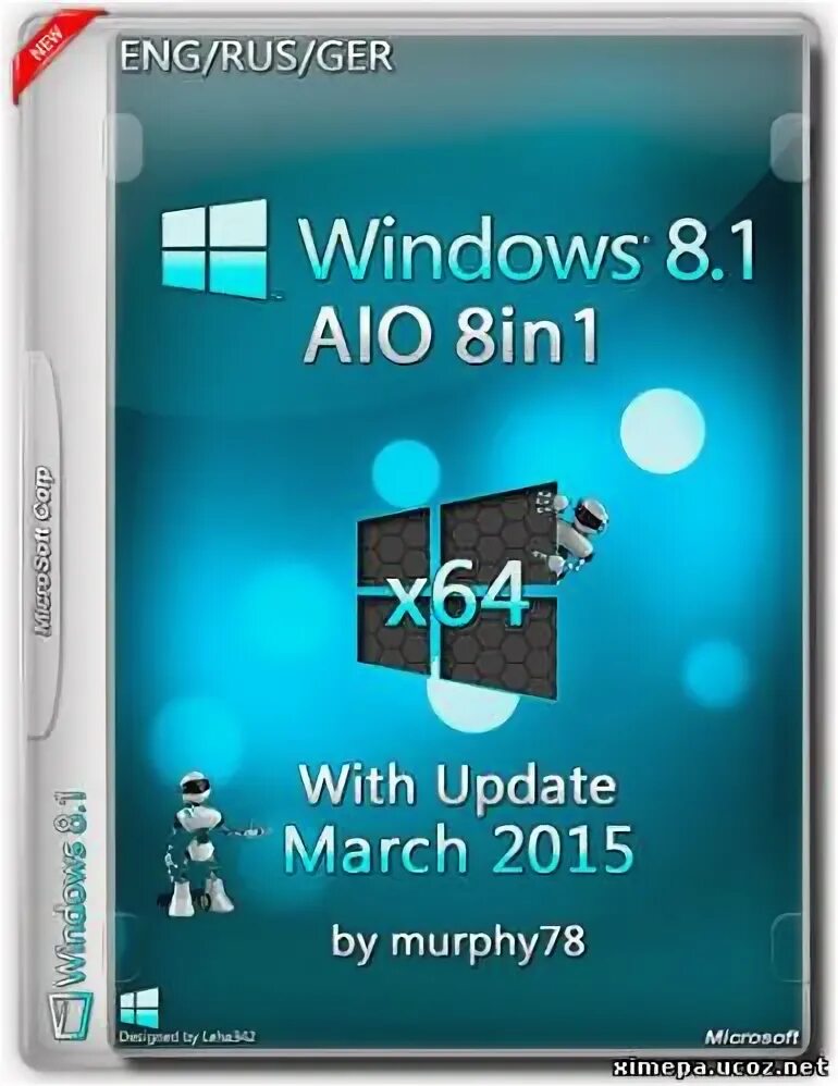 Windows 10 update march. Windows 8.1 aio. murphy 5 edition.