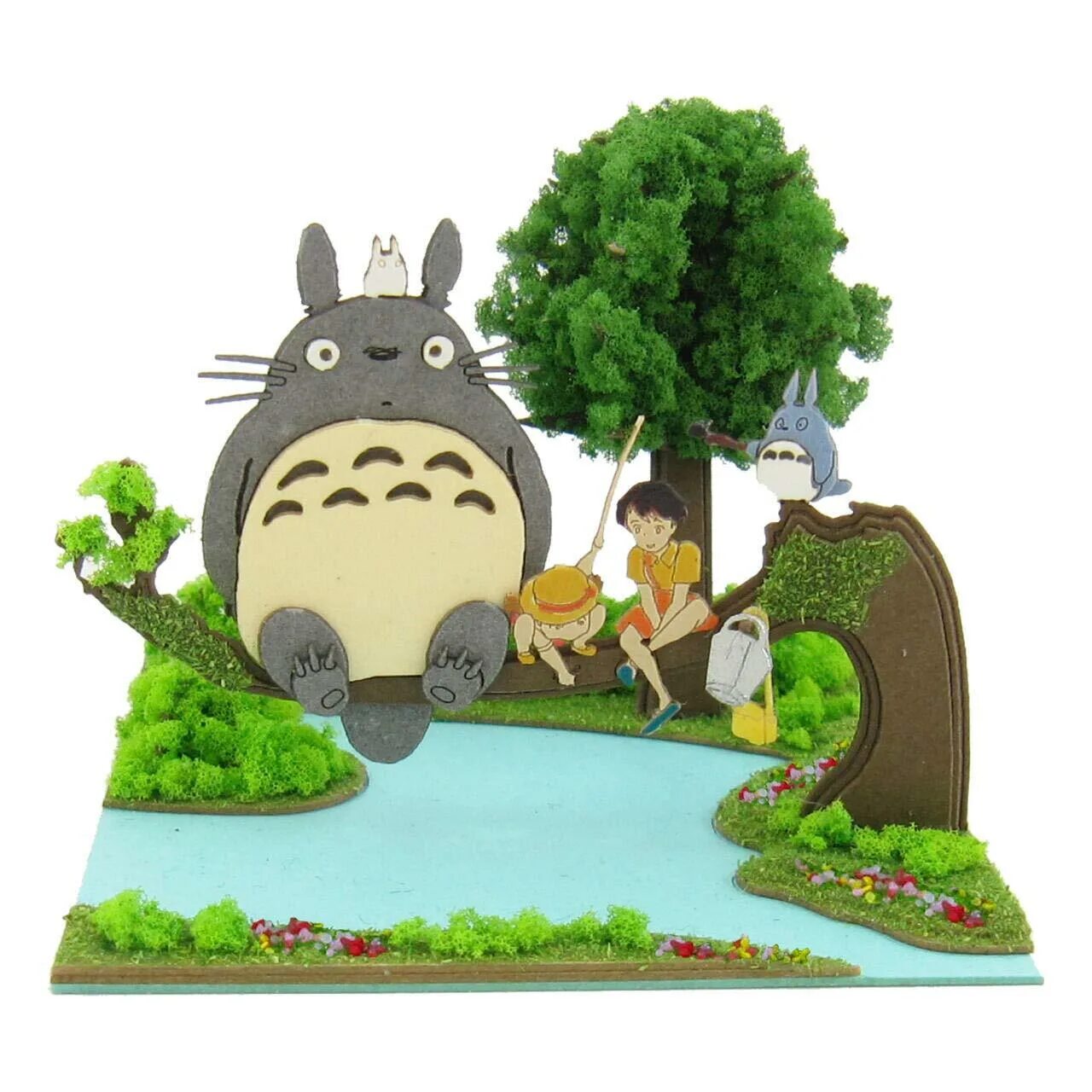 Купить гибли. Studio Ghibli Mini paper. Диорама Тоторо. Мини Тоторо. Сборная модель Ghibli.