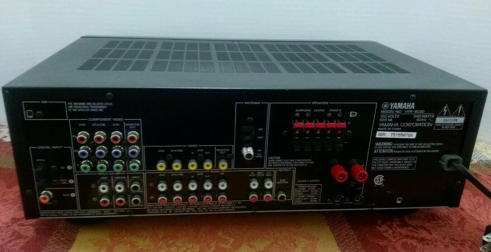 1. Yamaha 6030. Ресивер ямаха htr 6030. Yamaha htr 6130. Ресивер yamaha rx-v461.
