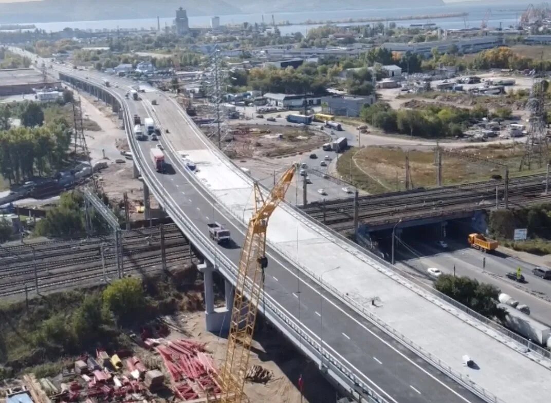 Эстакада м5 Тольятти. Путепровод м5 Тольятти. Новый мост в Тольятти на м5. Трасса м5 Тольятти. Эстакада 5