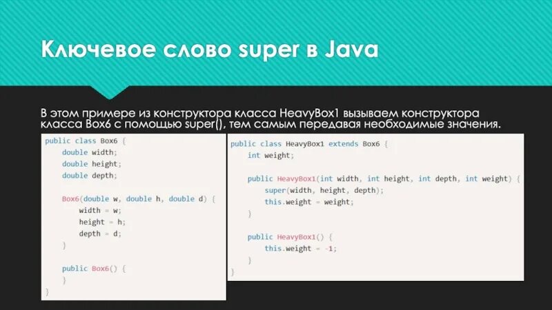 Super java. Ключевые слова java. слово super java. ключевое слово this в java.