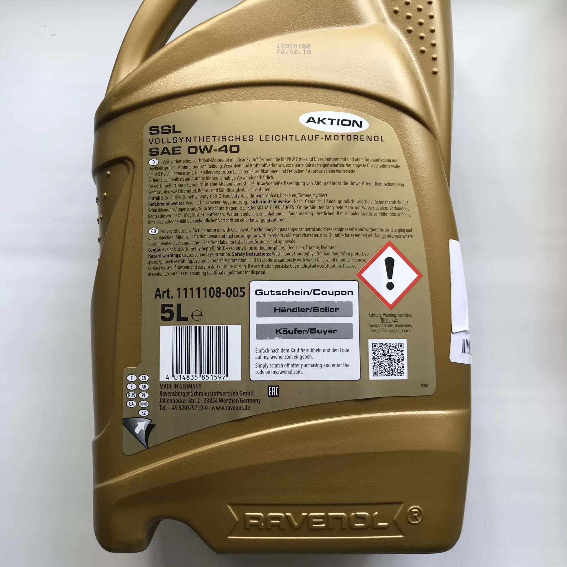 Проверить масло равенол. Моторное масло Ravenol SSL 0w40. Ravenol ATF M 9-serie. Ravenol 4014835851597. Равенол масло 5 30.