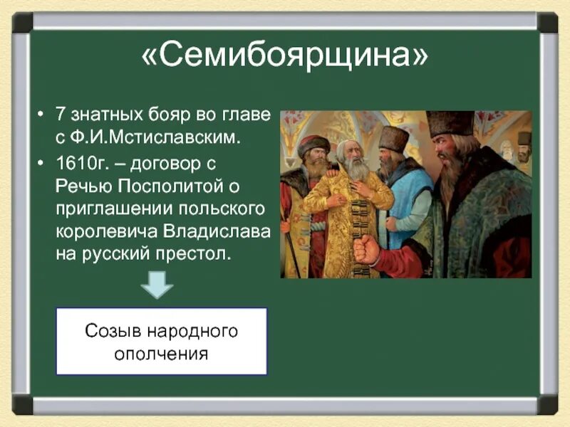 Семибоярщина 1610-1610 бояре. Семибоярщина 1610—1611. 1610 Г. – 1613 – «Семибоярщина».. Мстиславский Семибоярщина. Патриарх выступавший против приглашения на престол польского